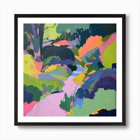 Colourful Gardens Bodnant Garden United Kingdom 1 Art Print