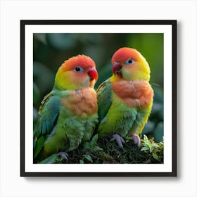 Lovebirds 11 Art Print