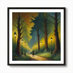 Walk In The Woods Art Print