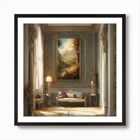 Room With A Painting Art Print