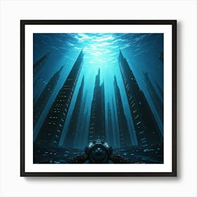 Futuristic City Art Print