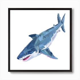 Great White Shark 05 Art Print