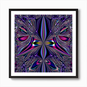 Abstract Art Fractal Fulcolor Art Print