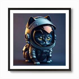 Cat Astronaut (20) Art Print
