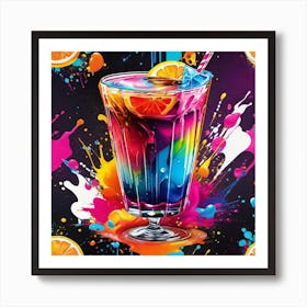 Colorful Drink 9 Art Print