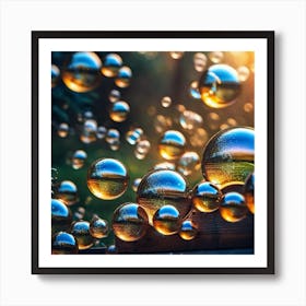 Water Bubbles 4 Art Print