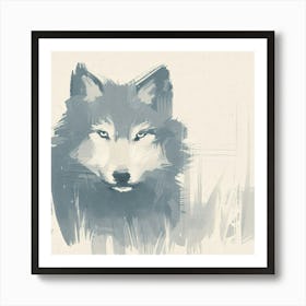 Wolf Painting Art Print