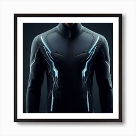 Futuristic Suit Art Print