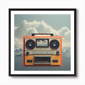 Minimalistic Retro 80s Album Art 30 Minimalistic Pho 52260d11  Art Print