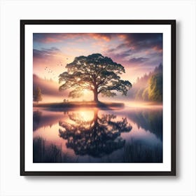 Dawn's Tranquility Art Print