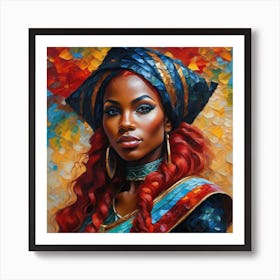 African Woman 3 Art Print