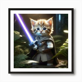 Star Wars Kitten Art Print