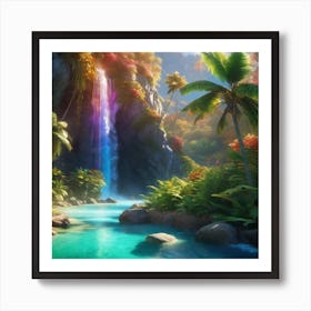 paradise beach Art Print