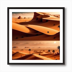 Sahara Desert 132 Art Print