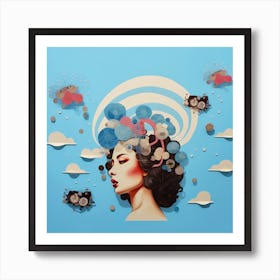 The mind is a paradise Art Print