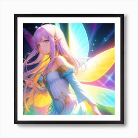 Anime Fairy Art Print