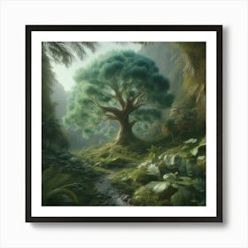 Tree In The Jungle Art Print