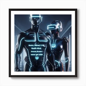 Tron Couple Art Print