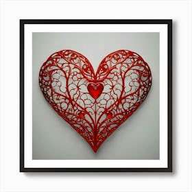 Valentine'S Day Heart Art Print