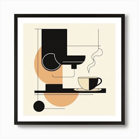 Creatai 24830 A Line Art Poster For International Espresso Da 97ec540a D593 49d1 9f60 9b0b6331ab9a 2 Art Print