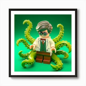Octopus Man 1 Art Print