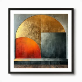  'Dusk Divided', a contemporary piece where bold geometry meets the sublime gradation of a sunset. This art captures the stark contrast between day and night through a harmonious blend of warm and cool tones.  Contemporary Geometry, Sunset Art, Bold Contrast.  #DuskDivided, #ModernArt, #GeometricSunset.  'Dusk Divided' is an art piece that doesn't just hang on the wall—it transforms the space. Ideal for the modern art enthusiast looking for a statement piece, it offers a bold visual experience that captures the transient beauty of twilight in an everlasting form. Art Print
