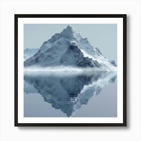 Iceberg In The Water Art Print