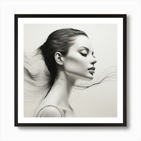 Portrait Of A Woman 2 Art Print