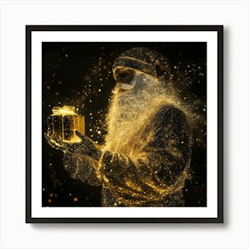 Christmas Santa Art Print