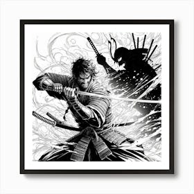 Samurai Art 29 Art Print