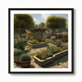 Default Default Vintage Gardens For Defferent Seasons Aestethi 1 (1) Art Print