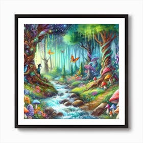 Fairy Forest 5 Art Print