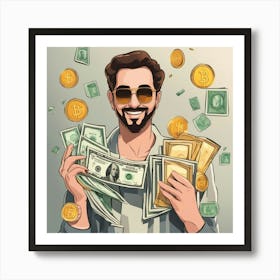 Money Mania Art Print