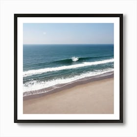 Aerial View Of The Beach 6 Art Print