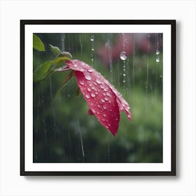 Rain Stock Videos & Royalty-Free Footage Art Print