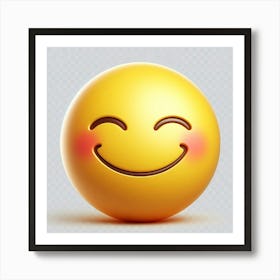 Smiley Face 33 Art Print