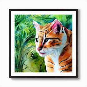 Beautiful Jungle Cat 1 Art Print