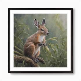 Kangaroo Art Print