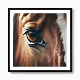 Eye Of A Horse 33 Art Print