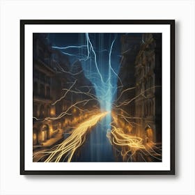 Lightning Art Print
