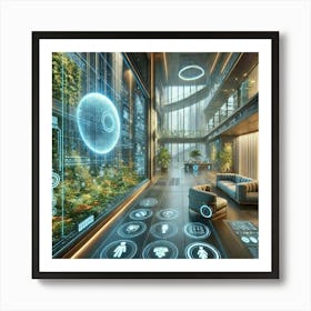 Venusian Enclave Secure Living Spaces Converted Art Print