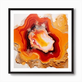 Geode 6 Art Print