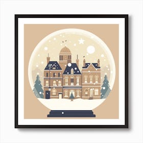 York United Kingdom 2 Snowglobe Art Print