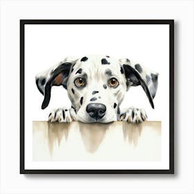 Dalmatian Dog 2 Art Print