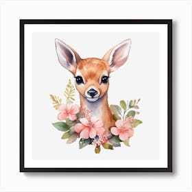 Cute Fawn 4 Art Print