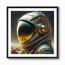 Astronaut In Space Poster