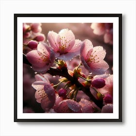 Sakura flowers Art Print