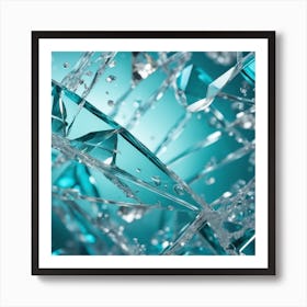 Shattered Glass 19 Art Print