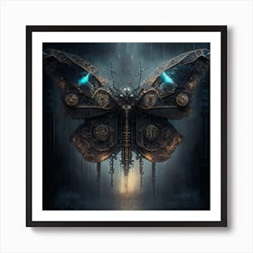 Steampunk Butterfly Art Print