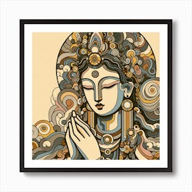 Guan Yin 3 Art Print